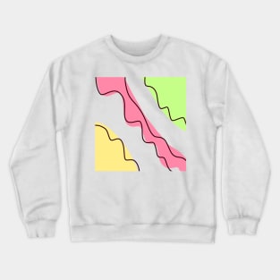 Colorful watercolor abstract texture Crewneck Sweatshirt